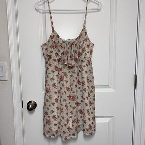 Floral Ruffle Top Sun Dress